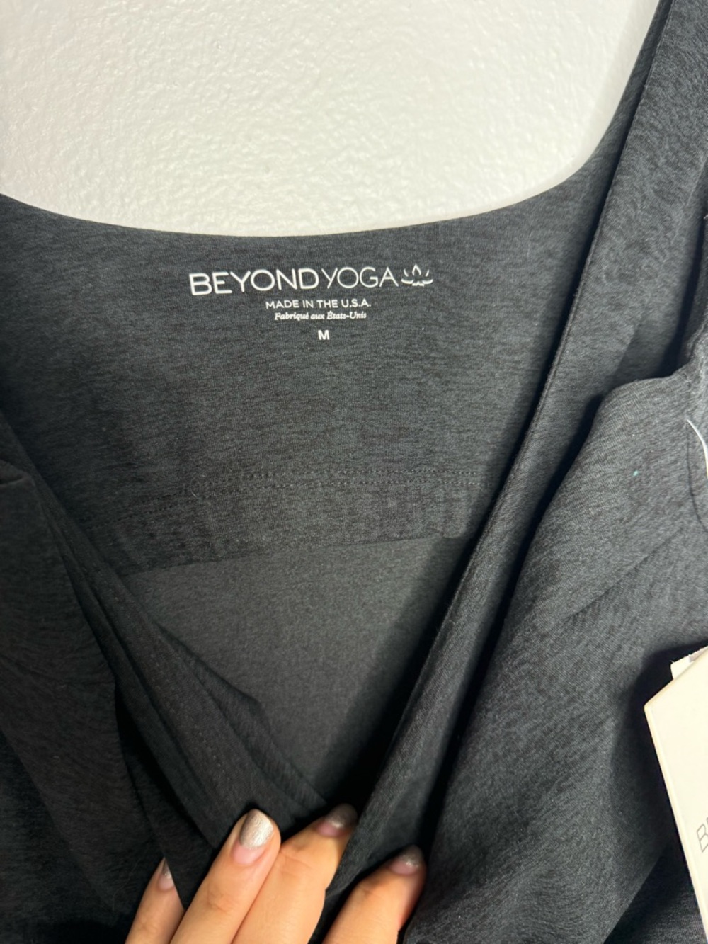 Beyond Yoga Black Midi Square-Neck Tank Dress NWT - Picture 4 of 5